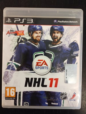 NHL 11, PS3, NHL 11 til PS3/PlayStation 3.
Spillet er i fin stand og komplet med manual.
Kan afhente