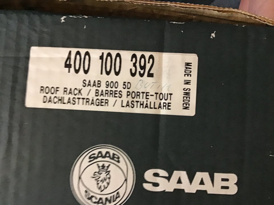Tagbøjler, SAAB 900 NG
