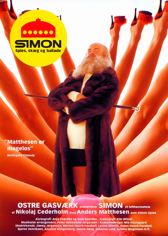 SIMON SPIES SKÆG OG BALLADE MED ANDERS MATTHESEN, DVD,