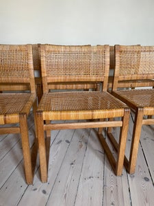 BM61, 6 Børge Mogensen fletstole, 5.500 kr pr stol