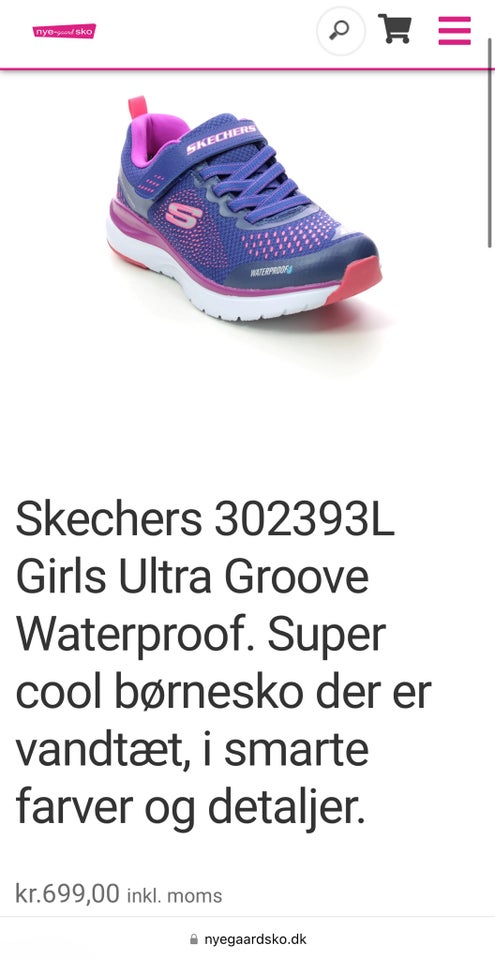 Sneakers, str. 32, Skechers Ultra Groove- Hydro Mist str. 32