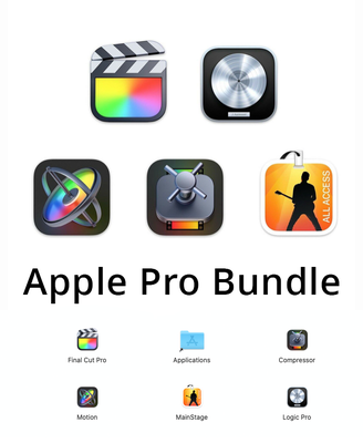 Andet, Apple Pro Bundle 2024 (Official), De sidste kan købes for kun 900,-

Apple Pro Bundle (FCP, L