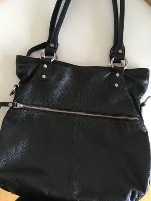 Anden håndtaske, Bon Goût, læder, Rummelig håndtaske, der også kan bæres over skulder. Mål: 33 cm x 