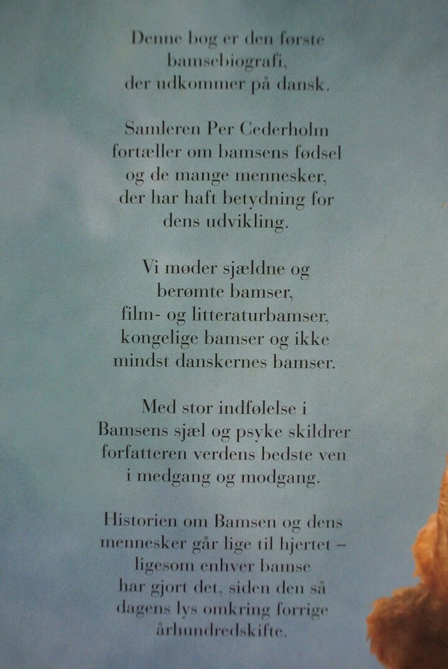 bamser - 100 år med verdens bedste ven, af per cederholm,