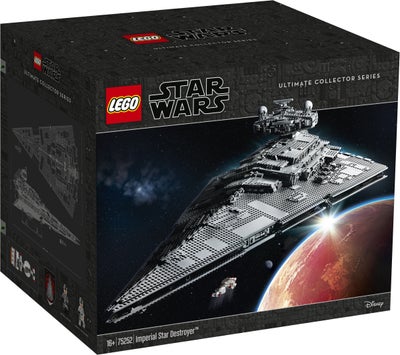 Lego Star Wars, 75252 Imperial Star Destroyer UÅBNET, Æsken er ny og uåbnet. Den er stadig i den bru