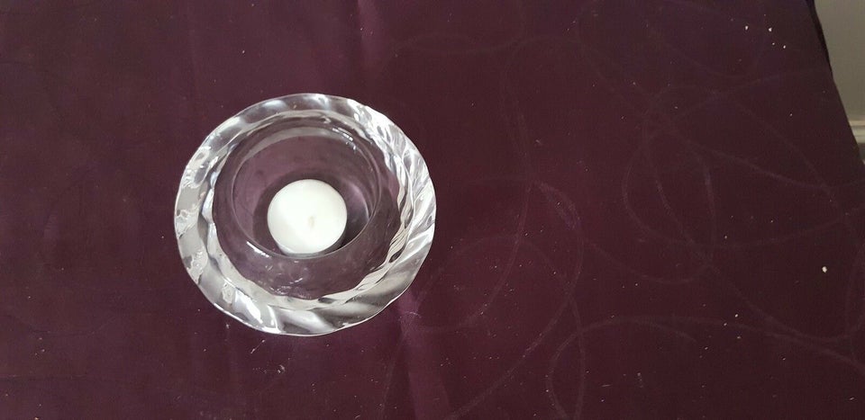Glas, Ufo lysestage til fyrfadslys, Holmegaard