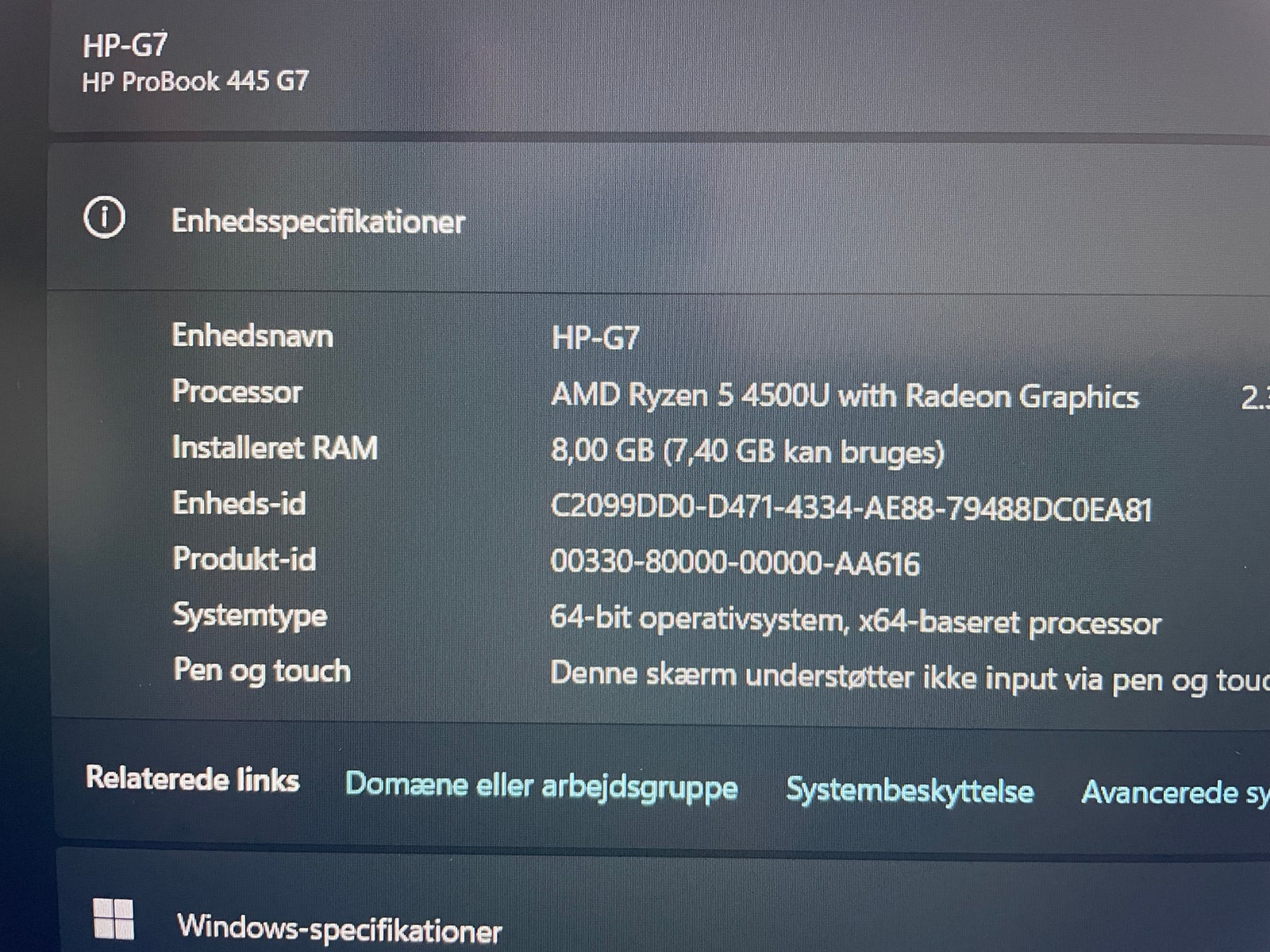 HP ProBook 430 G7 , Ryzen-5 GHz, 8 GB ram