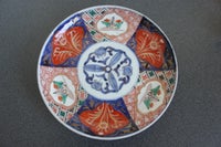 Imari tallerken Japan, porcelæn China, 150 år gl.