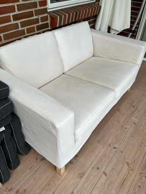 Sofa, stof, 2 pers. , Ikea, Sofa med aftagelig betræk. Ok stand