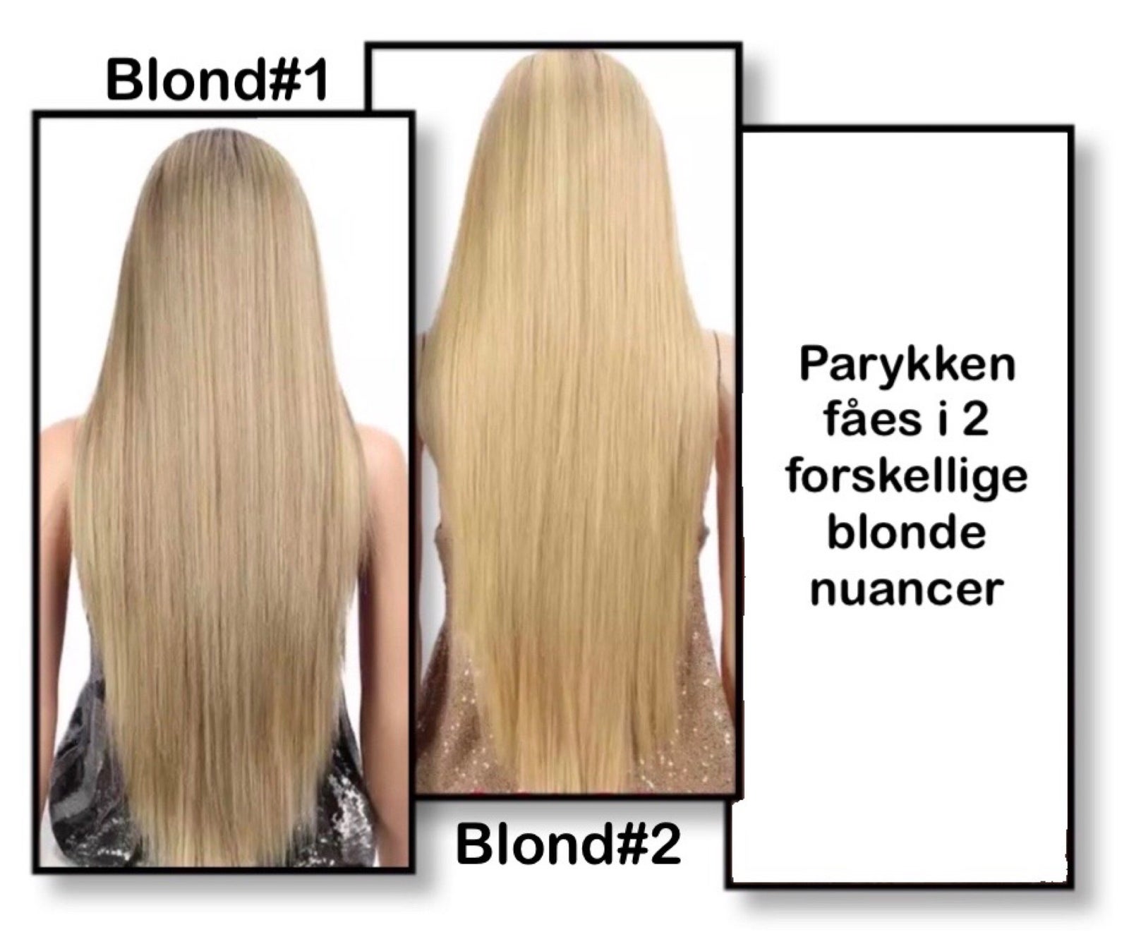 Paryk, Blond Lace Front paryk , Fuld lace og 100% valgfri