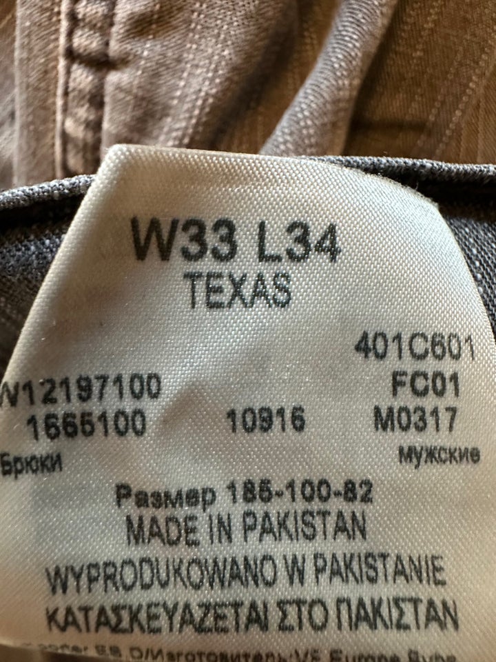 Jeans, Wrangler str. 33/34 , str. 33