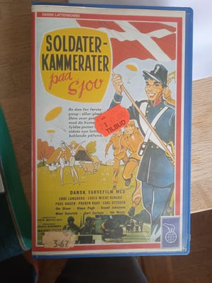 Komedie, Soldaterkammerater på sjov, VHS Big Box - tidl. udlejningsfilm. Sjælden.
