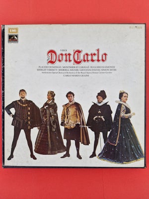 LP, Giuseppe Verdi, Don Carlo, Opera, Giuseppe Verdi (1813-1901): Don Carlo (1867). I en studieindsp