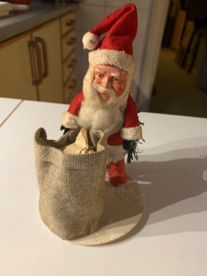 Julemand, Fin gammel julemand med sæk 
Ca 16 cm 