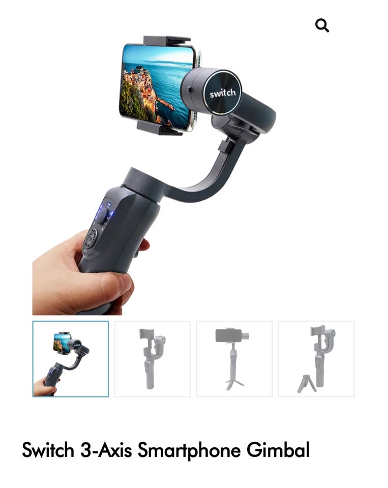 Gimbal, Switch 3 axis, Perfekt