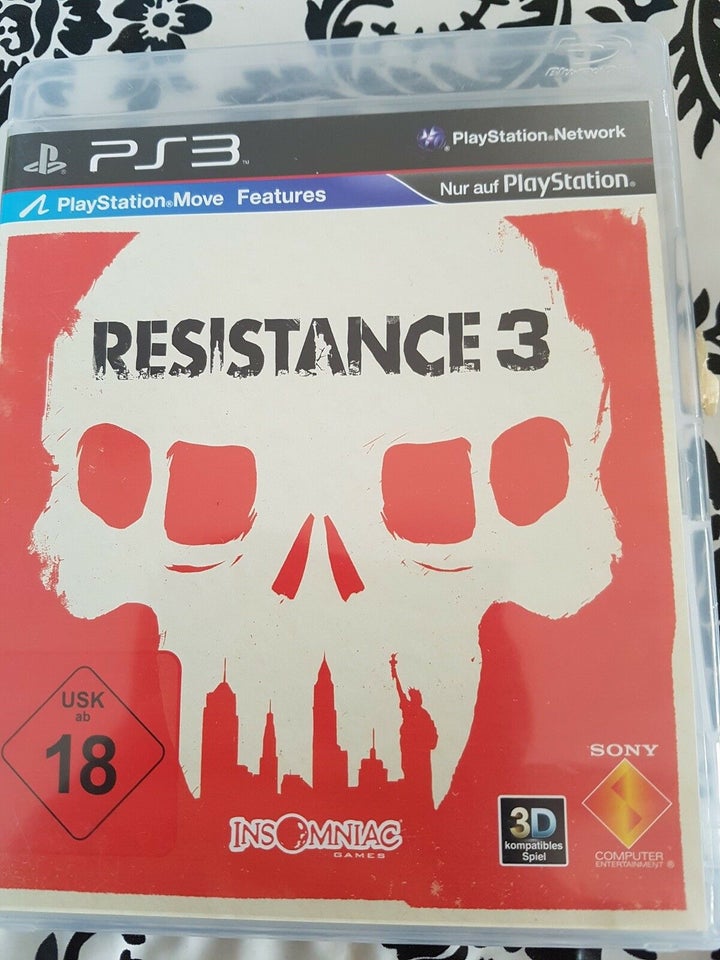 Resistance 3(tysk udgave), PS3, action