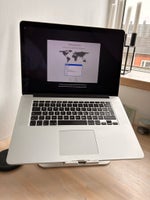 MacBook Pro, 15,4” Retina Mid 2012, 2,6 GHz