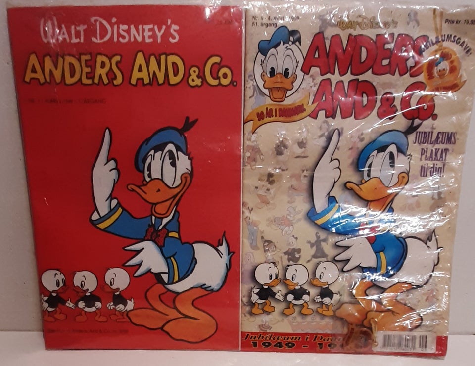 ANDERS AND JUBILÆUMUDGAVE, Walt Disney, Tegneserie