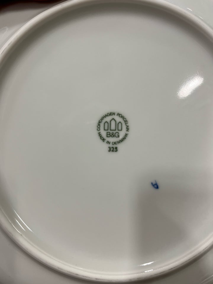 Porcelæn, Tallerkener, B&G Bing og Grøndal