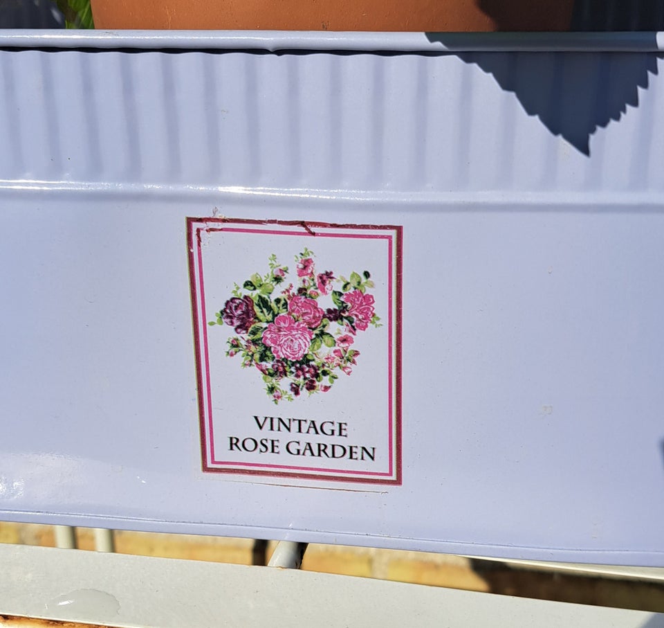 Blomster kasse pynte kasse, Vintage rose garden