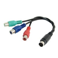 Component kabel, S-video RCA, 0.22 m.
