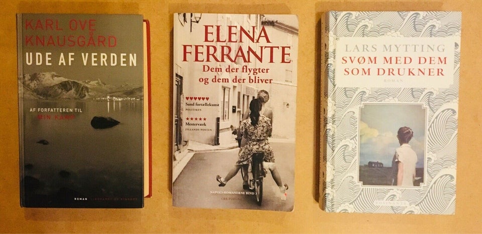Danske bøger, Blandet, genre: roman