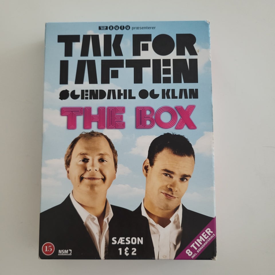 Tak for i aften sæson 1+2, DVD, komedie