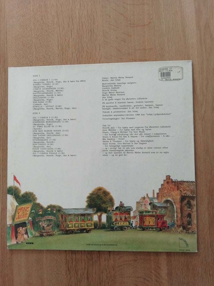 LP, Julekalender 1988, Cirkus Julius