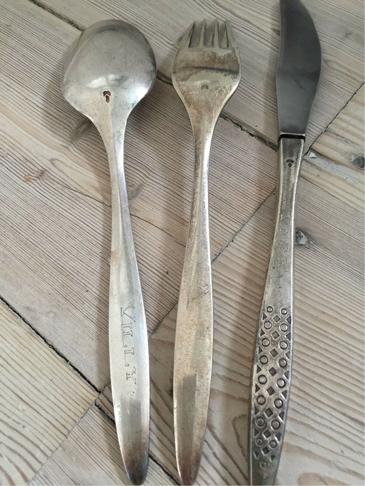Sølvtøj, Ske, gaffel og kniv