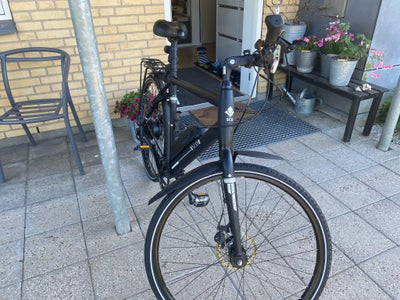 Herrecykel,  SCO Elcykel Premium street 8 gear, 55 cm stel, 8 gear, SCO el-cykel købt i 2017. Den br
