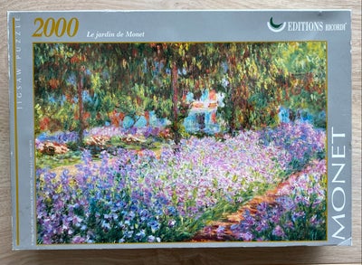 Le jardin de Monet (Claude Monet) 2000 brikker, puslespil, Rabat ved køb af mindst 3 puslespil.
-
La