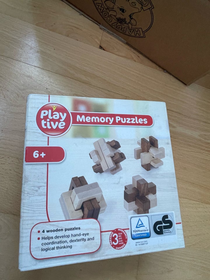 Puslespil, Memory puzzles, Play tive