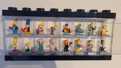 Lego Minifigures, Lego Minifigures, The Simpsons Serie 2, Komplet samling inkl. displaykasse