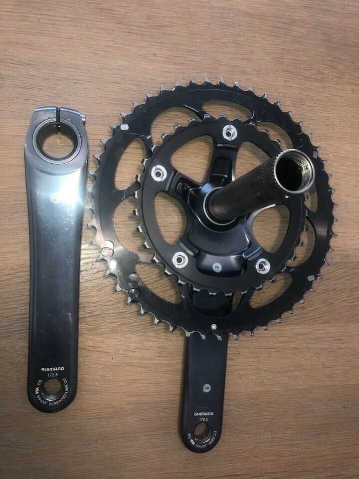 Kranksæt, shimano ultegra 6650 crankset