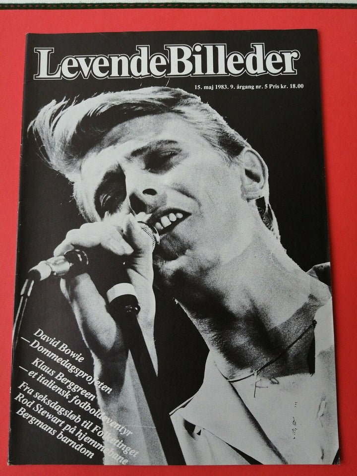 LEVENDE BILLEDER.1983., David Bowie.Rod Stewart., emne: