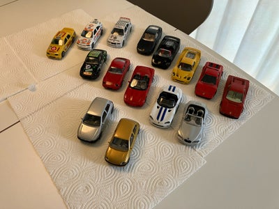 Modelbil, Bburago Diverse modeller, skala 1/43, Flot samling af Bburago modelbiler i størrelse 1/43.