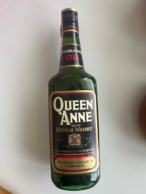 Vin og spiritus, Whisky, Queen Anne

Scotch whisky

Altid opbevaret mørkt
