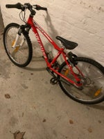 Unisex børnecykel, mountainbike, 24 tommer hjul
