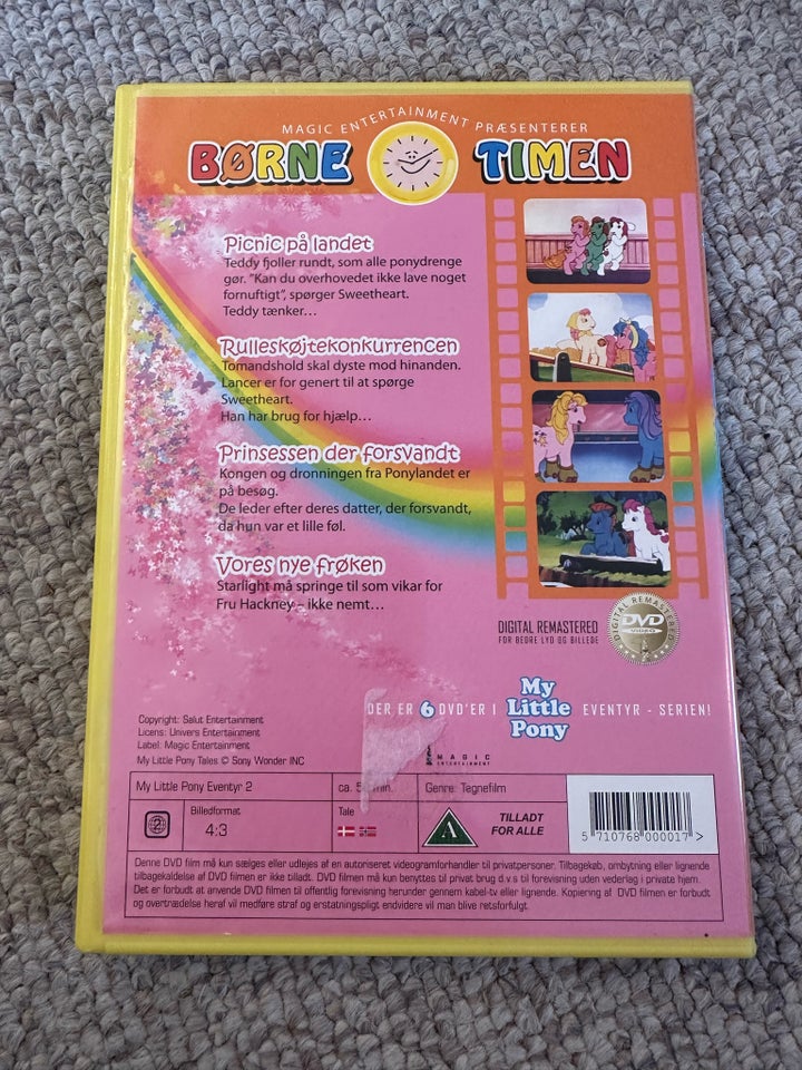 My Little pony, DVD, tegnefilm