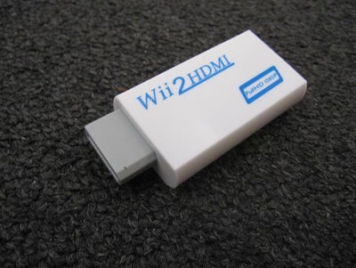 Nintendo Wii, WII 2 HDMI (converter), Perfekt, 
- Smart adapter så WII kan bruges på nyere fjernsyn 