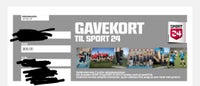 Gavekort til sport24 på 800kr
Sendes på sms/mail
