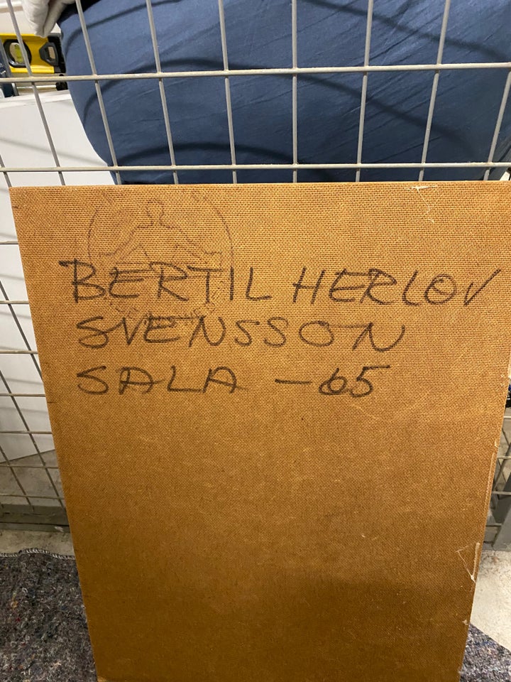 Oliemaleri, Svend Bertil Herlov Svensson, motiv: Abstrakt