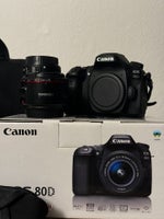 Canon, Canon EOS 80D, spejlrefleks