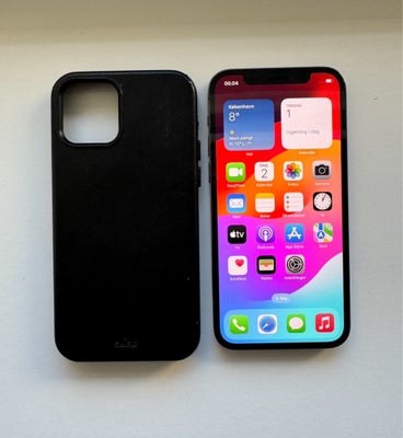 iPhone 12 Pro, 128 GB, God, Iphone 12 Pro i grå med 128gb i god stand og alt virker som den batterik