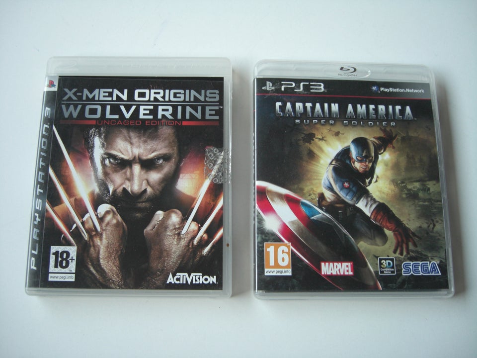 X-Men Origins: Wolverine and Captain America 2024 Super Soldier PS3