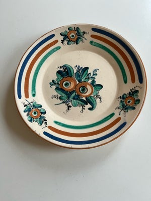 Keramik, Fad, Smukt gammelt patineret fad. Ingen skår  
Carl Vilhelm Brack / Alma keramik. 
Ø 32 cm