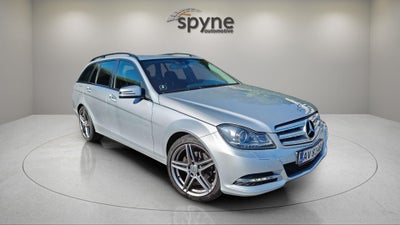 Mercedes C200, 2,2 CDi Elegance stc. aut. BE, Diesel, aut. 2013, km 450000, sølvmetal, nysynet, klim