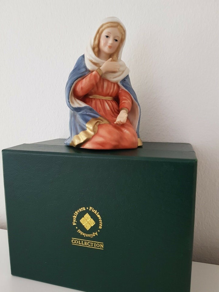Jomfru Maria porcelæns figur