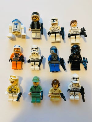Lego Star Wars, Minifigurer, Star Wars samling Minifigurer.
Kan sendes.
Fra røg/dyrefrit hjem.