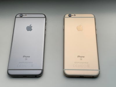 iPhone 6S, 16 GB, sort, Perfekt, 2 stk. IPhone 6 S sælges. Begge er i perfekt stand, både skærm og b